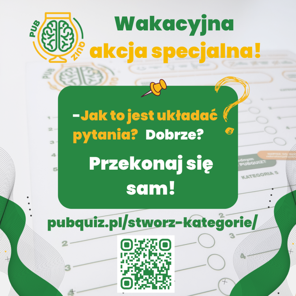 akcja promocyjna pubquiz zrob pytania