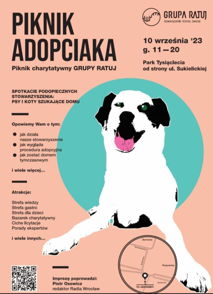 plakat piniknik adopciaka grupa ratuj